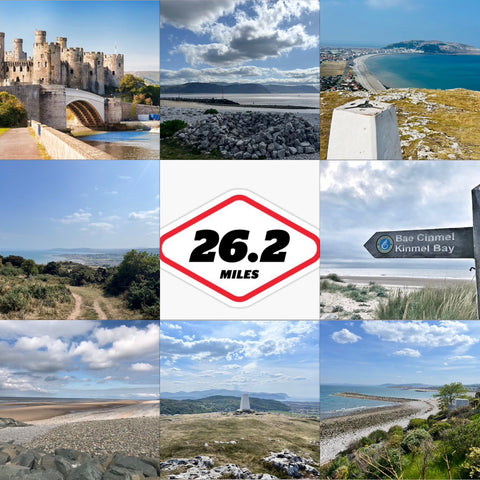 North Wales Coast Marathon (26.2 miles) hike - Saturday 13th June